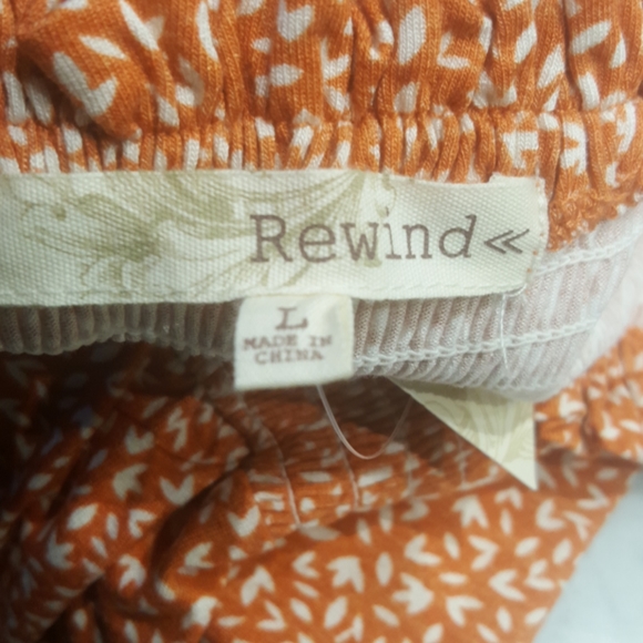 NWT REWIND orange blouse - Picture 5 of 7